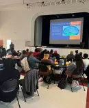 Attendees at a presentation on Equity Guided Public Health