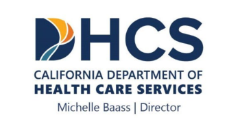 DHCS logo with “California Department of Health Care Services” and “Michelle Baass | Director” beneath in blue text